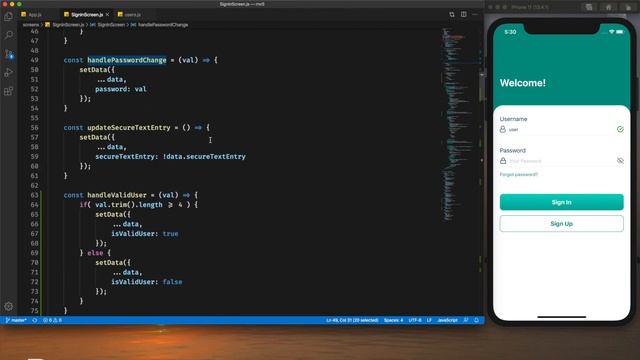 Form Validation in React Native Tutorial смотреть онлайн