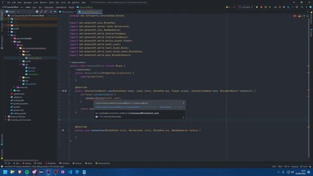 1.19 Minecraft Forge Modding Tutorial - Advanced Blocks смотреть онлайн