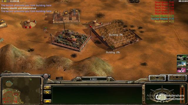 C&C GENERALS ZERO HOUR GLA TOXIN VS 5 HARD ARMY RANK MAP смотреть онлайн