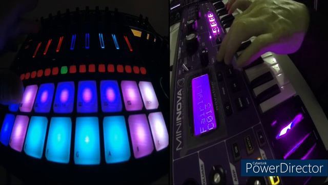 Roland MC-707 GROOVEBOX + Novation MiniNova Track 9 ('Good machines' feat. kye kye) смотреть онлайн