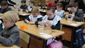 Урок технологии во 2 классе