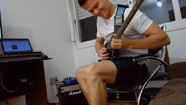 Testing new Amp - Marshall MG15CF (with Stop! solo) смотреть онлайн