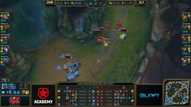 GMB vs GLF - Неделя 7 День 2 Игра 1 смотреть онлайн