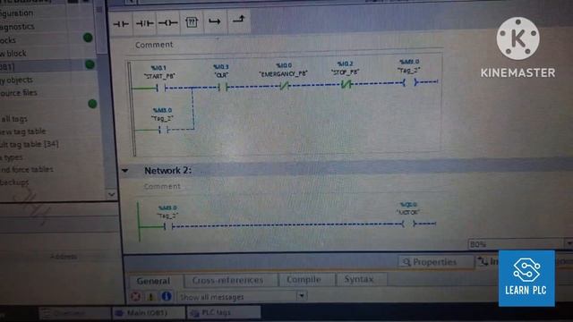 DOL Starter Program In Siemens S7 1200 PLC. @learnplc304 смотреть онлайн