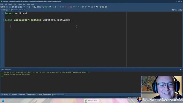 Live Coding - Impariamo Python assieme! ? Episodio 10: pratiche di unit testing... e chiacchiere смотреть онлайн