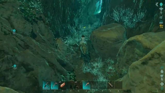 Мой ВОЛК смог Пройти в пещеру! ARK Survival Ascended смотреть онлайн