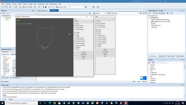 Tutorial: Box2D TestBed in FireMonkey (Delphi DX 10.4.1 Sydney) on Windows смотреть онлайн