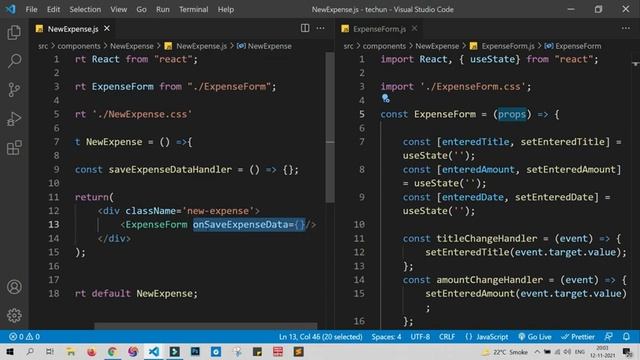 React JS - React Tutorial for Beginners in Hindi [Part-16] : Send Data to Parent Component смотреть онлайн