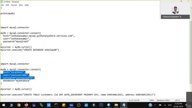 MySQL CRUD operations using Pythonanywhere смотреть онлайн