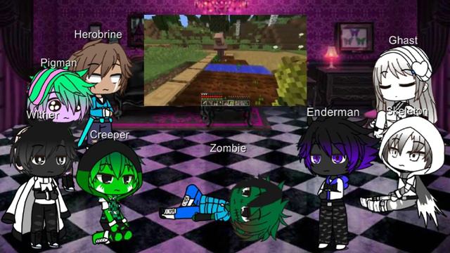 Monster school react to Minecraft WAIT WHAT||Cringe||My AU||Credit to: @NotSafe ||XxKingXx смотреть онлайн