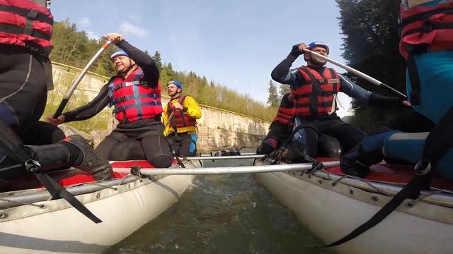 Рафтинг на Пруте на катамаране - Экстрим тур на Пруте смотреть онлайн