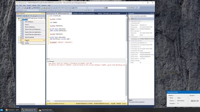 14 - SQL - Rename A Table смотреть онлайн