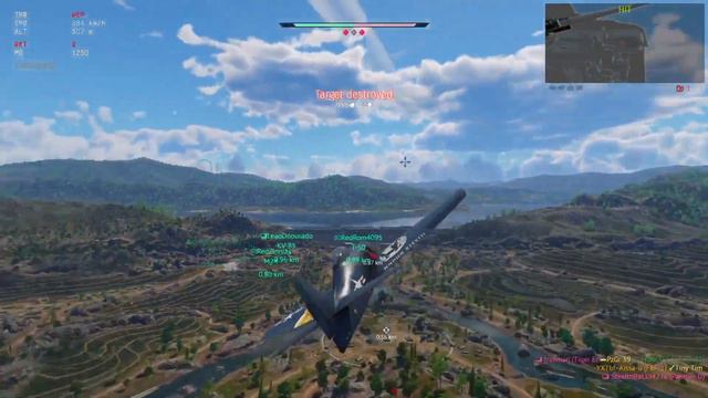 War thunder " TINY TIM " 534kg Air to ground Rocket смотреть онлайн