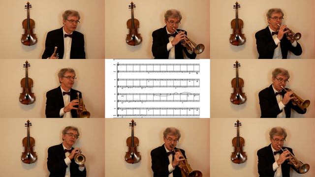 Mendelssohn: Octet for Strings in E flat major, op. 20, 1st movement. Played by a trumpet player... смотреть онлайн