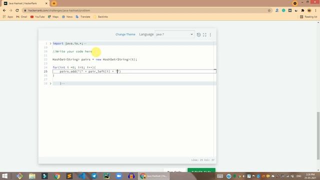 HackerRank Java Hashset problem solution in Java | Java problems solutions | Programmingoneonone смотреть онлайн
