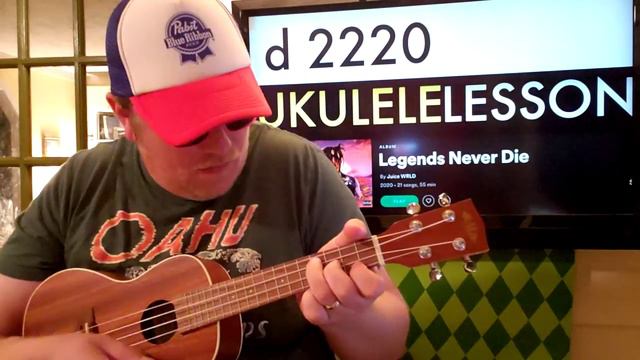 I Want It Juice WRLD Ukulele Lesson beginner tutorial easy chords смотреть онлайн