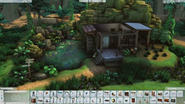 Tiny Jungle Hut ?| The Sims 4 | Speed Build with Ambience Music смотреть онлайн