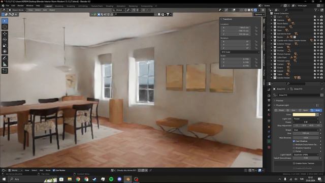 Blender İnterior Lighting Tutorial смотреть онлайн