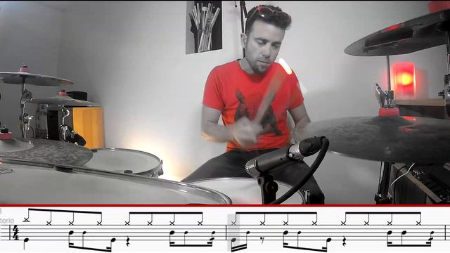 Deftones - My own summer Drum lesson ! (with scrolling drum sheet) смотреть онлайн