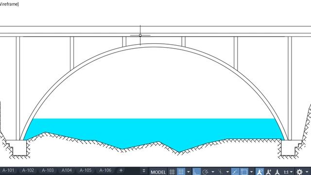 ARCH BRIDGE DRAWING STEP BY STEP WITH DETAILS смотреть онлайн