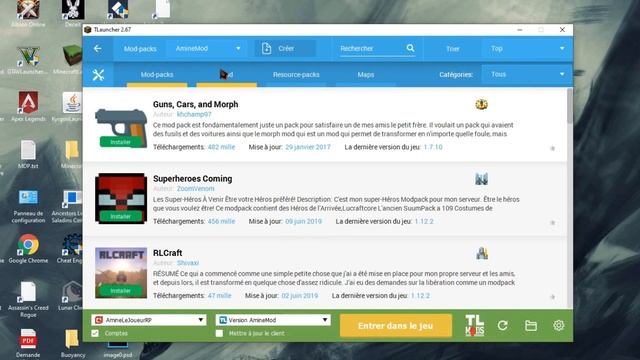 LAUNCHER MODDÉ INÉDIT "TLauncher" (mise à jour 1.17), INSTALLER Minecraft avec MODS ! смотреть онлайн