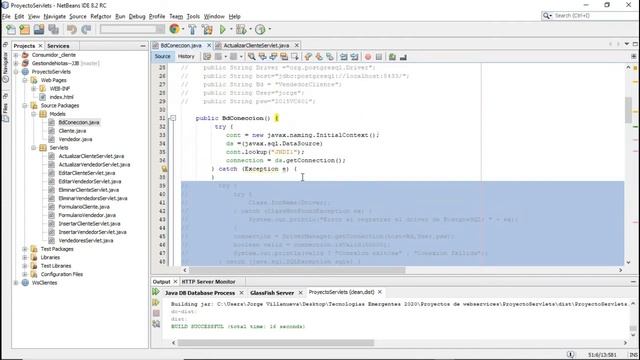 Java Servlet en servidor Glassfish смотреть онлайн