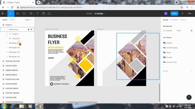 FIGMA || Design || Example || Attractive Design || PART-2 смотреть онлайн
