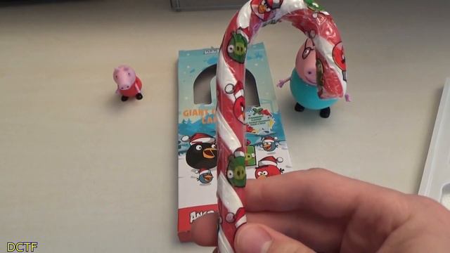 Angry Birds Giant Candy Cane Peppa Pig Christmas Candy смотреть онлайн
