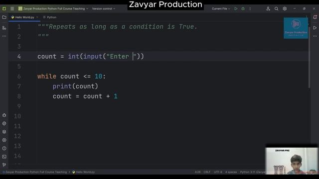 Python's Powerful While Loop(Perform 1000000 Time With Ease): Iterating with Control #8 смотреть онлайн