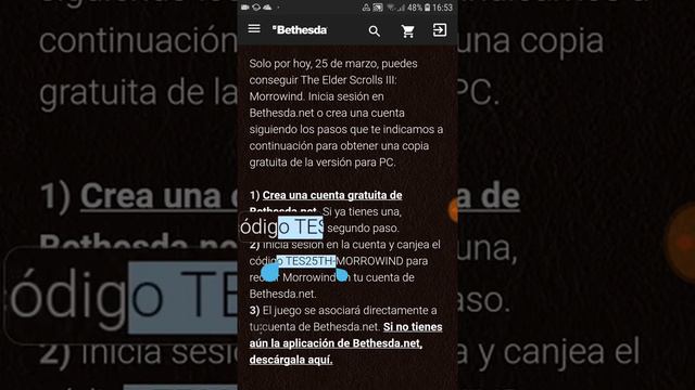 Elder Scroll III Morrowind Gratis Free PC ( aviso la web ya vuelve a funcionar ) смотреть онлайн
