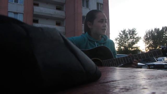 Настя Пустовит - Боль (кавер/cover) под гитару смотреть онлайн