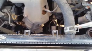 Замена радиатора тойота