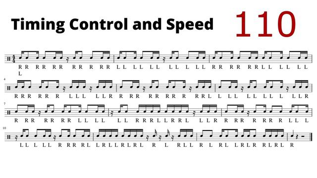Hand Speed Control & Timing Exercise - Improve Stick Control Timing Speed at ONCE - Drum Play Along смотреть онлайн