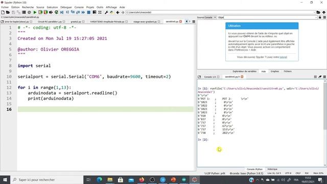 How to establish Arduino and Python communication and create a data text file. смотреть онлайн