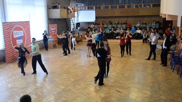 ХАСТЛ, Ураган 2018, ДнД Beginner 14 финала, заход 2, танец 2 смотреть онлайн