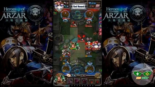 Heroes of Arzar (Android iOS APK) - Strategy Card Tactics Gameplay смотреть онлайн