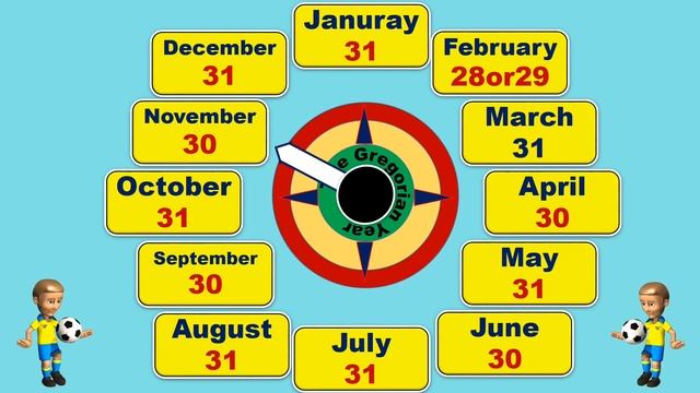 Class -2 nd Math -MonthS Of the Gregorian & Indian Solar Year - page 35,36 смотреть онлайн