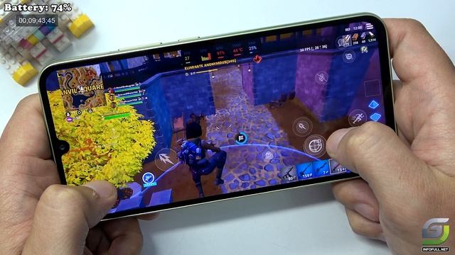 Samsung Galaxy A34 5G Fortnite Gameplay | Dimensity 1080 смотреть онлайн