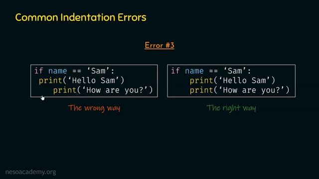 Indentation in Python (Part 2) смотреть онлайн