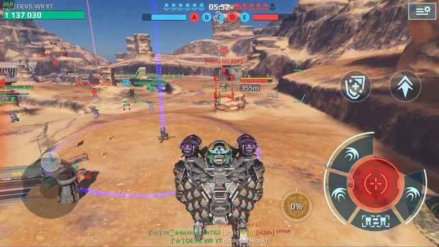 ? Iron Stars + RU vs UN Clan Squad Battle : War Robots WR смотреть онлайн
