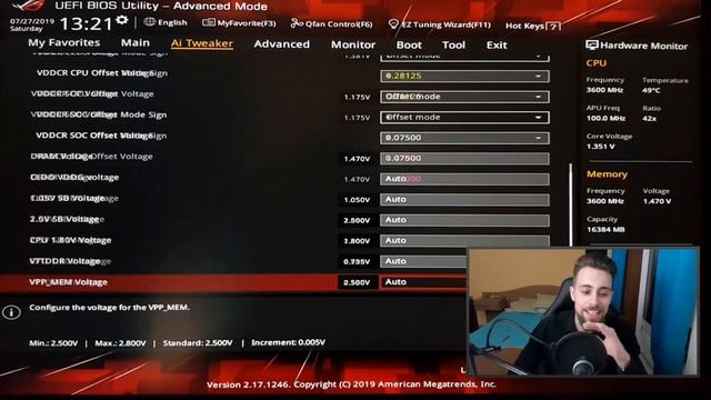 How To Overclock Ryzen 5 3600/X [3600Mhz RAM] | EASY Mode Tutorial (4.2Ghz) | Asus B350 Strix