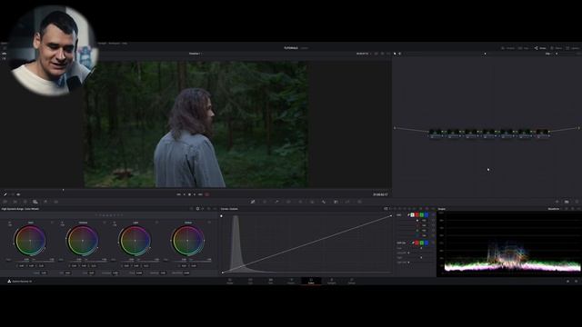 DaVinci Resolve 18 Beginner Tutorial - Part 7.11 / NODE EDITOR смотреть онлайн
