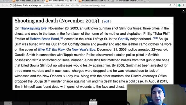 The death of Soulja Slim, for Master P, when he was 33 +Police, the real killers смотреть онлайн