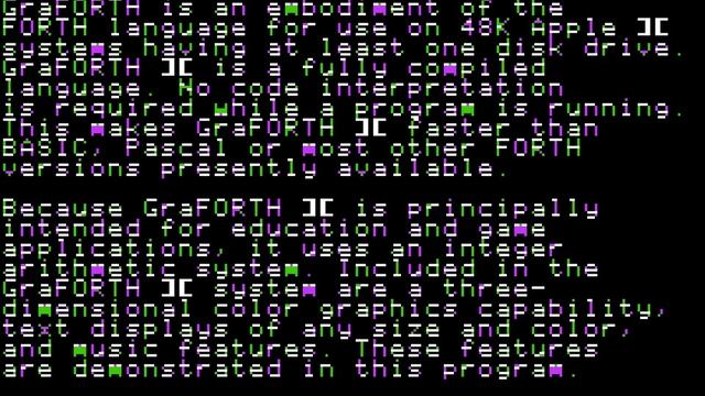 The beginning of computer graphics - Правец 82 and GraFORTH смотреть онлайн