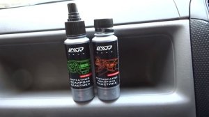 Чистка и полировка пластика автомобиля химией LAVR