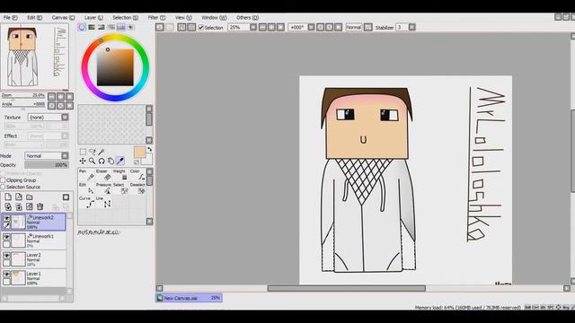 just draw Lololoshka(Minecraft)speed art №5 смотреть онлайн