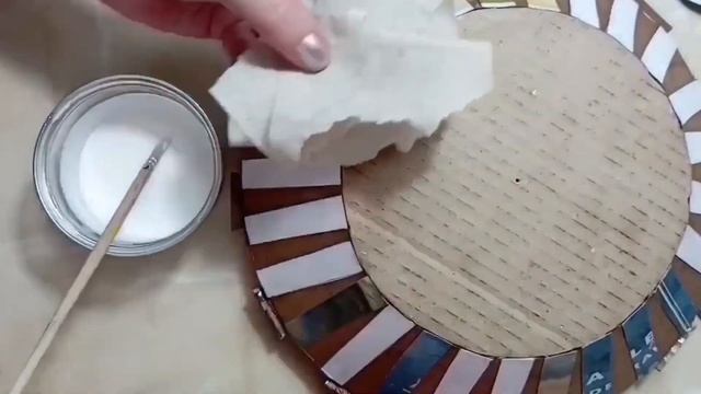 DIY шкатулка из картона ? Летающая тарелка ?