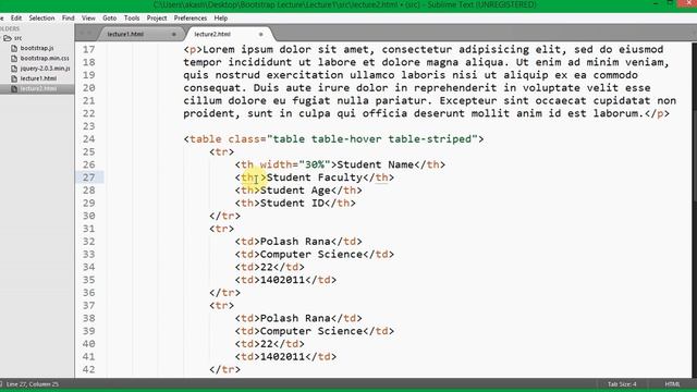 Bootstrap bangla tutorial lecture - 2 jumbotron, image, table by Maniruzzaman Akash смотреть онлайн