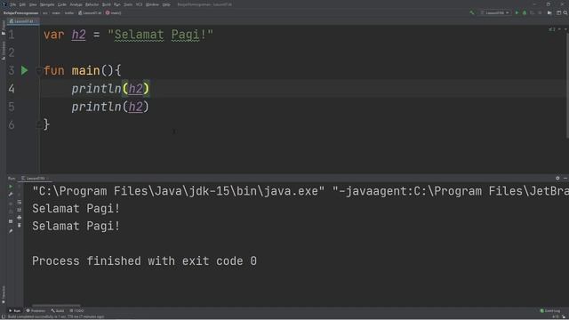 Tutorial Kotlin 03 - Perbedaan Val dan Var смотреть онлайн