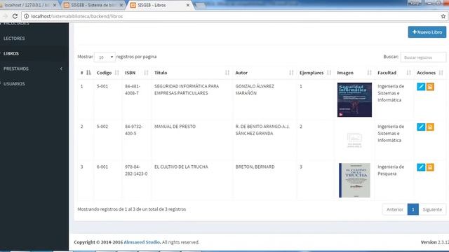 Sistema Bibliotecario en PHP смотреть онлайн